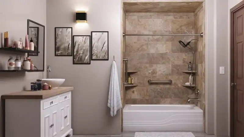 Smart And Space-Saving Storage Solutions With Modern Bath Remodeling In Williamsburg