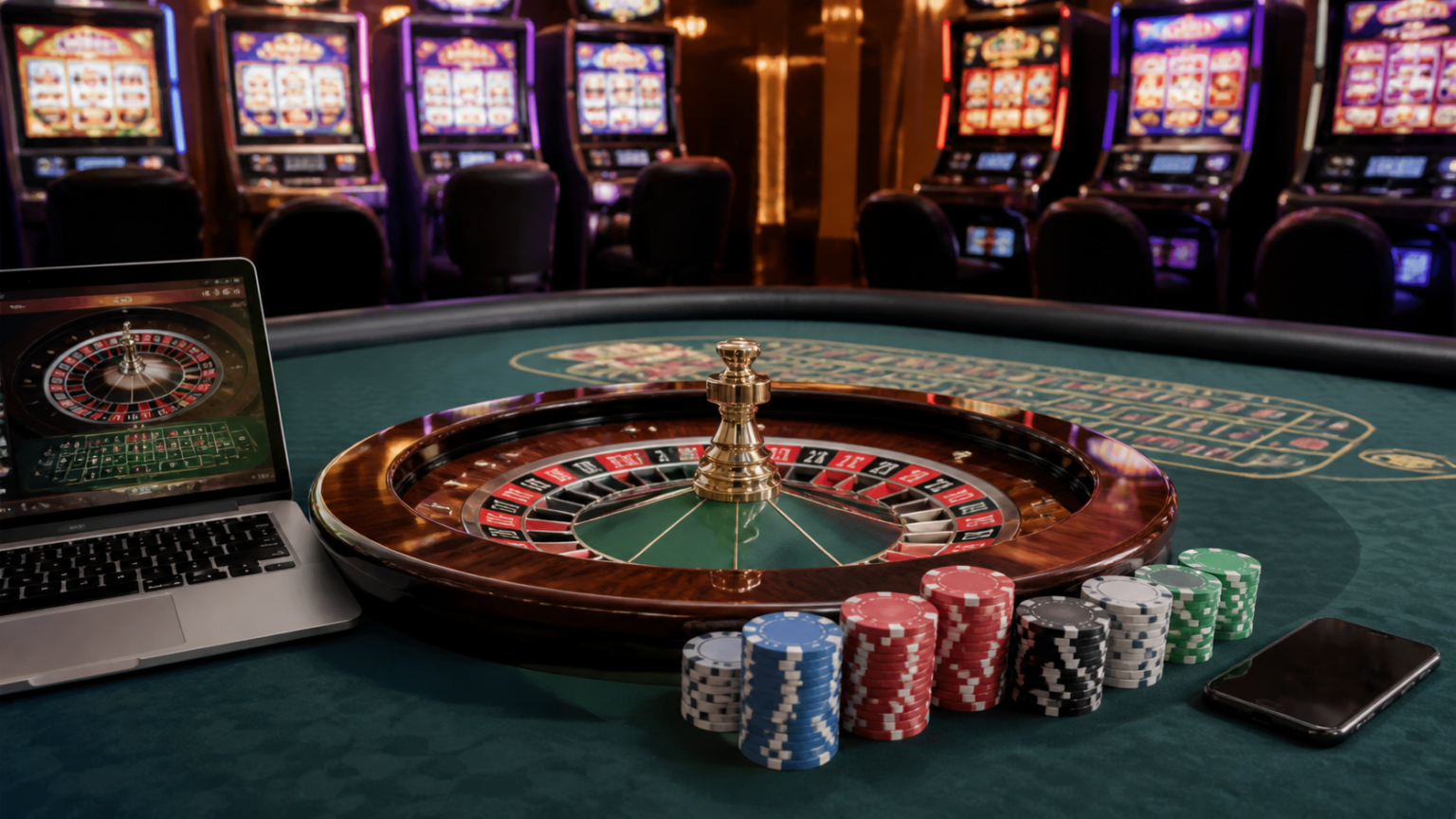 Cosa si intende davvero per casino non aams Schermata di un casino online con tavolo roulette e slot