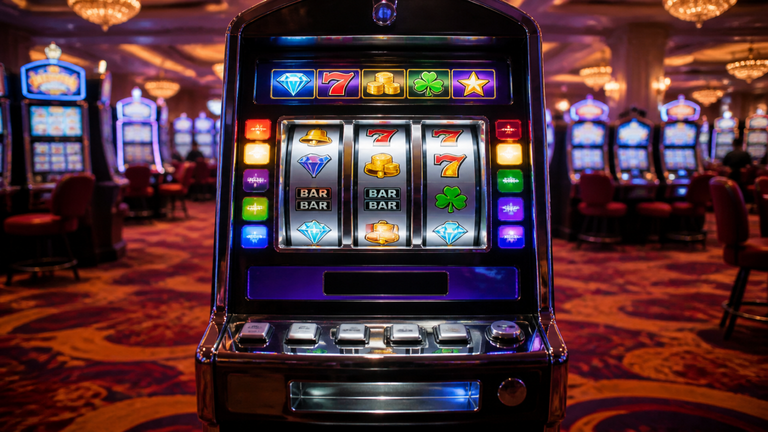 Panduan Memilih situs slot gacor dengan Lebih Cermat Mesin slot kasino dengan tampilan gulungan warna-warni